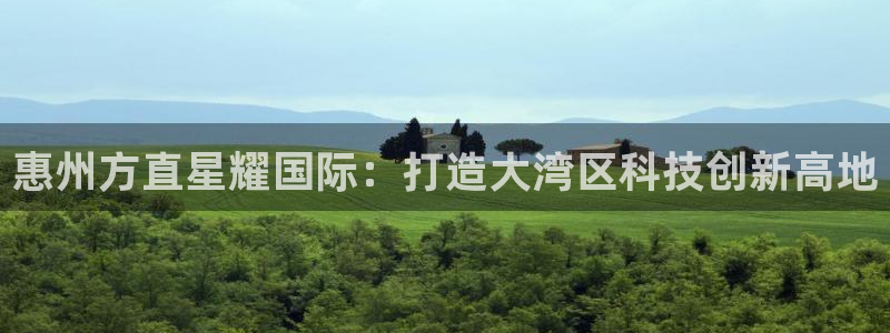 永盈welcome官网入口：惠州方直星耀国际：打造大湾区科技创新高地